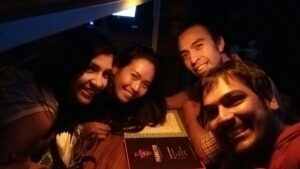 Hitomi & George with Atishay & Astha